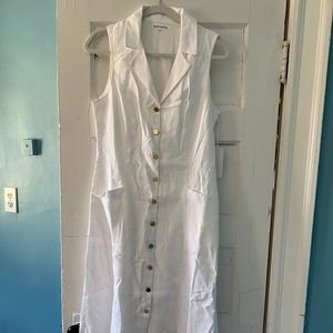NWT Reformation Linen Midi Dress